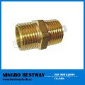 Brass Connector Pipe Fitting Brass Nipple Connector